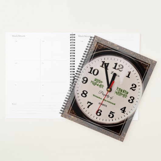 Daily Planner met klokontwerp en foto's — HAMbWG (Display)