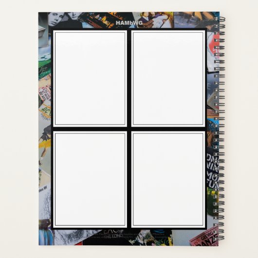 Daily Planner met VinylAlbum Theme - HAMbWG (Achterkant)