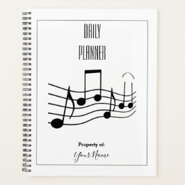 Daily Planner - Musical Notes - HAMbWG