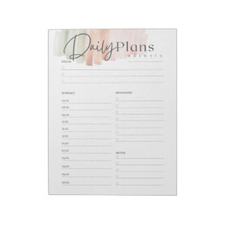 Daily Planner notebook Notitieblok