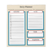Daily Planner Notitieblok (Voorkant)