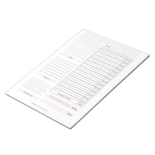 Daily Planner Notitieblok (Schuin)