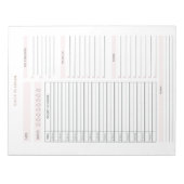 Daily Planner Notitieblok (Voorkant)