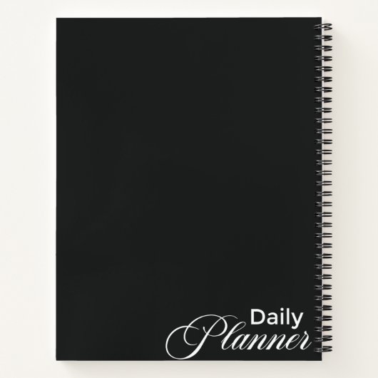 Daily Planner Notitieboek (Achterkant)