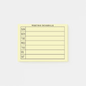 Daily Planner Organizer Post-it® Notes (Voorkant)