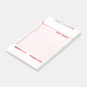 Daily Planner Post het merkt op Pad Post-it® Notes (Schuin)