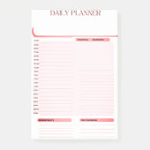Daily Planner Post het merkt op Pad Post-it® Notes (Voorkant)