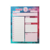 Daily Planner Sheets, Daily Tracker to Do-List Notitieblok (Linkerzijde)