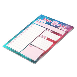 Daily Planner Sheets, Daily Tracker to Do-List Notitieblok