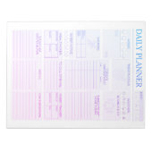 Daily Planner - Taakorganisatie voor Werk & Thuis Notitieblok (Voorkant)