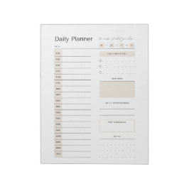 Daily Planner - Taakorganisatie voor Werk & Thuis Notitieblok