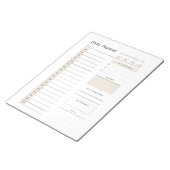 Daily Planner - Taakorganisatie voor Werk & Thuis Notitieblok (Schuin)