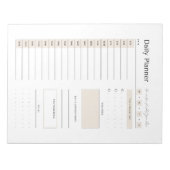 Daily Planner - Taakorganisatie voor Werk & Thuis Notitieblok (Voorkant)