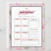 Daily Planner Template (Achterkant)