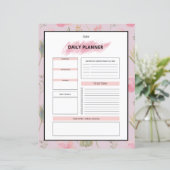 Daily Planner Template (Staand voorkant)