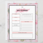 Daily Planner Template (Voorkant)