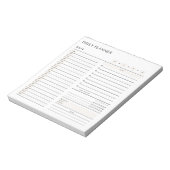 Daily Planner to Do List Notitieblok (Linkerzijde)
