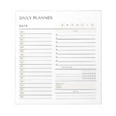 Daily Planner to Do List Notitieblok (Voorkant)