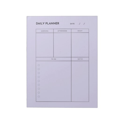 Daily Planner voor kleine bedrijven Notitieblok (Linkerzijde)