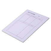 Daily Planner voor kleine bedrijven Notitieblok (Schuin)