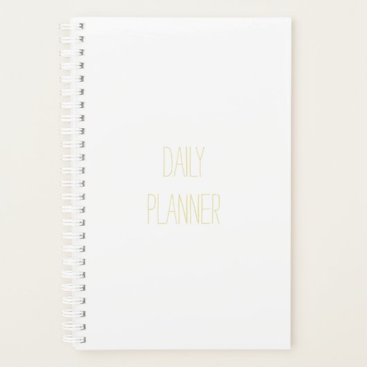 Daily Planner - White - HAMbWG (Voorkant)