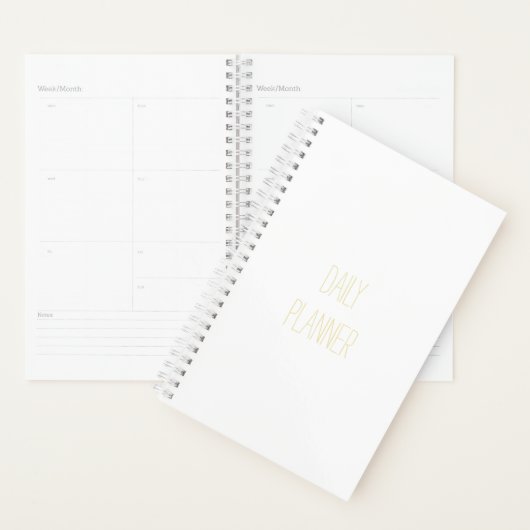 Daily Planner - White - HAMbWG (Display)