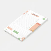 Daily Planner - Zachte pastelkleuren | Opmerkingen Post-it® Notes (Schuin)