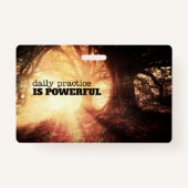 Daily Practice Badge (Voorkant)