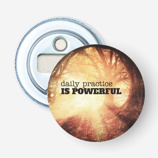 Daily Practice Button Flesopener (Voorkant)