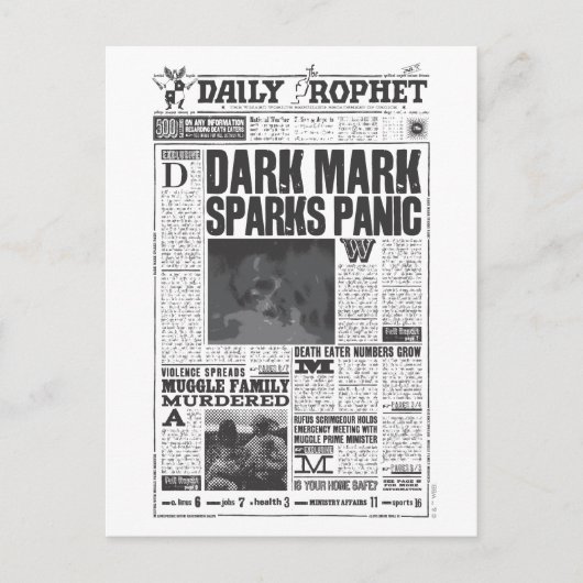 Daily Prophet Front Page Briefkaart (Voorkant)