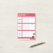 Daily Routine Chart Morning Afternoon Evening Post-it® Notes (Op bureau)