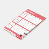 Daily Routine Chart Morning Afternoon Evening Post-it® Notes (Schuin)