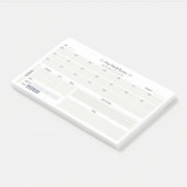 Daily Routine Planner Post-it® Notes (Schuin)