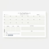 Daily Routine Planner Post-it® Notes (Voorkant)
