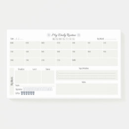 Daily Routine Planner Post-it® Notes
