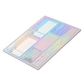 Daily Schedule for Focus & Self-Care  Notitieblok (Schuin)