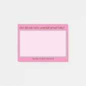 Daily Self Improvement Post merkt op Post-it® Notes (Voorkant)