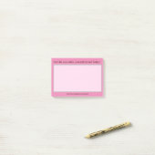 Daily Self Improvement Post merkt op Post-it® Notes (Op bureau)