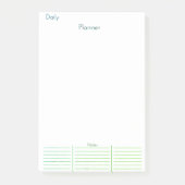 Daily Sketch Planner Sticky bericht het notities Post-it® Notes (Voorkant)