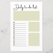 Daily To-Do List Flyer (Voorkant)