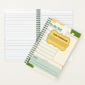 Daily To Do Notebook Notitieboek (Binnen)