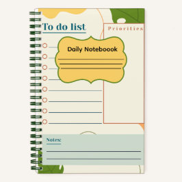 Daily To Do Notebook Notitieboek