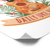 Daily Uke Hugger Ukulele Player Hawaiian Musicus Poster (Hoek)