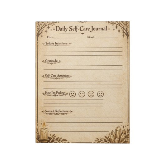 Daily Wellness Notitieblok (Linkerzijde)