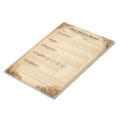 Daily Wellness Notitieblok (Schuin)