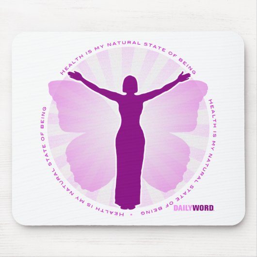 DAILY WORD® "Healing" Mousepad Muismat (Voorkant)