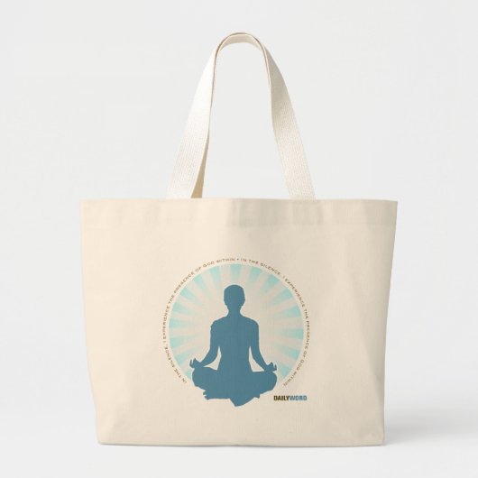 DAILY WORD® "Inner Peace" canvas tas (Voorkant)