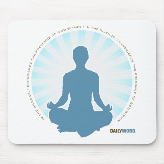 DAILY WORD® "Inner Peace" Mousepad Muismat (Voorkant)