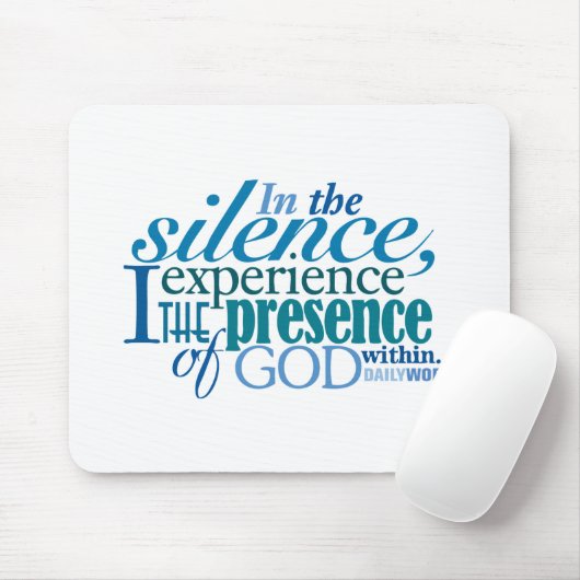 Daily Word® "Silence" Mousepad Muismat (Met muis)