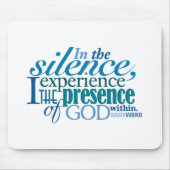 Daily Word® "Silence" Mousepad Muismat (Voorkant)